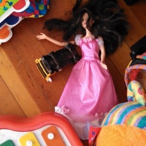 Bad things happen to Barbie all the time, around here.