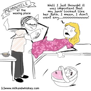 It does explain the Brazilian wax, though.