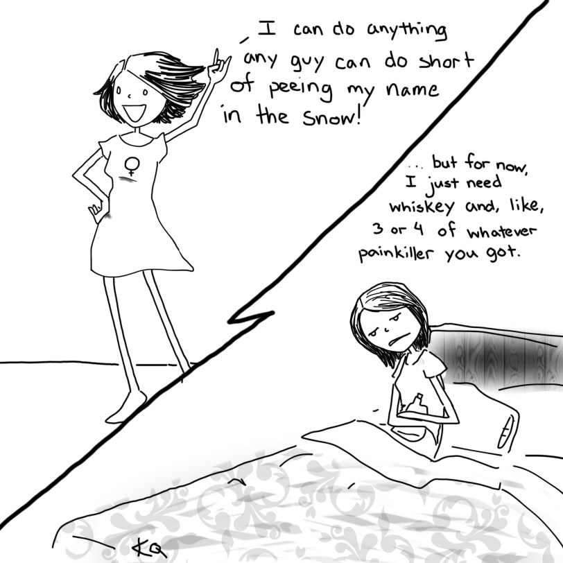 Hormones be like, not today, beeatch!