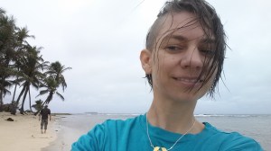 Island selfie. No, I didn't pack makeup.