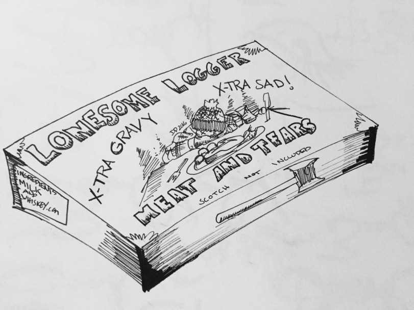 tv dinner for sad loggers